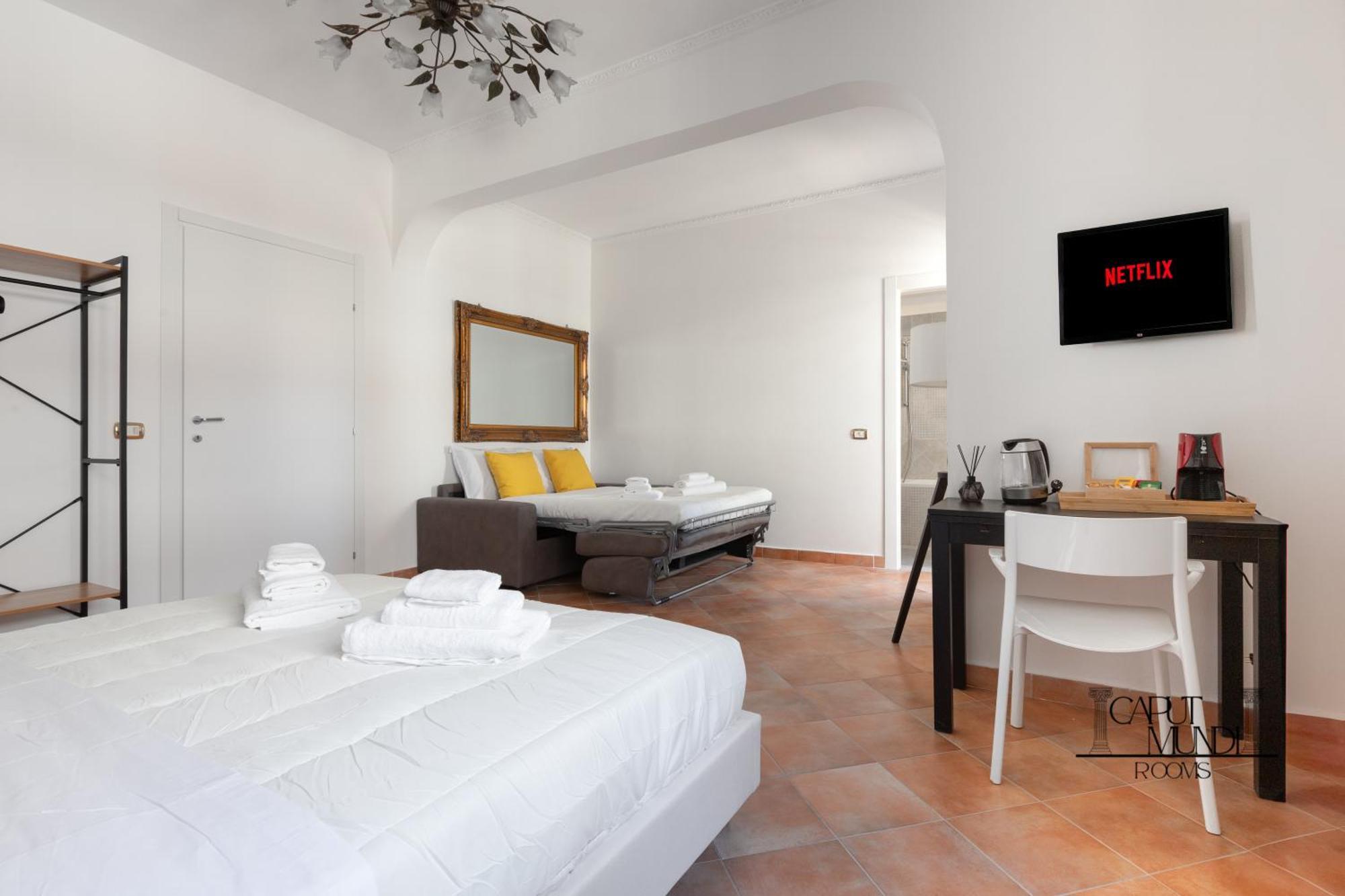 Caput Mundi Rooms - 100Mt To Metro A, Terrace, A-C, 15 Min To Center 로마 외부 사진