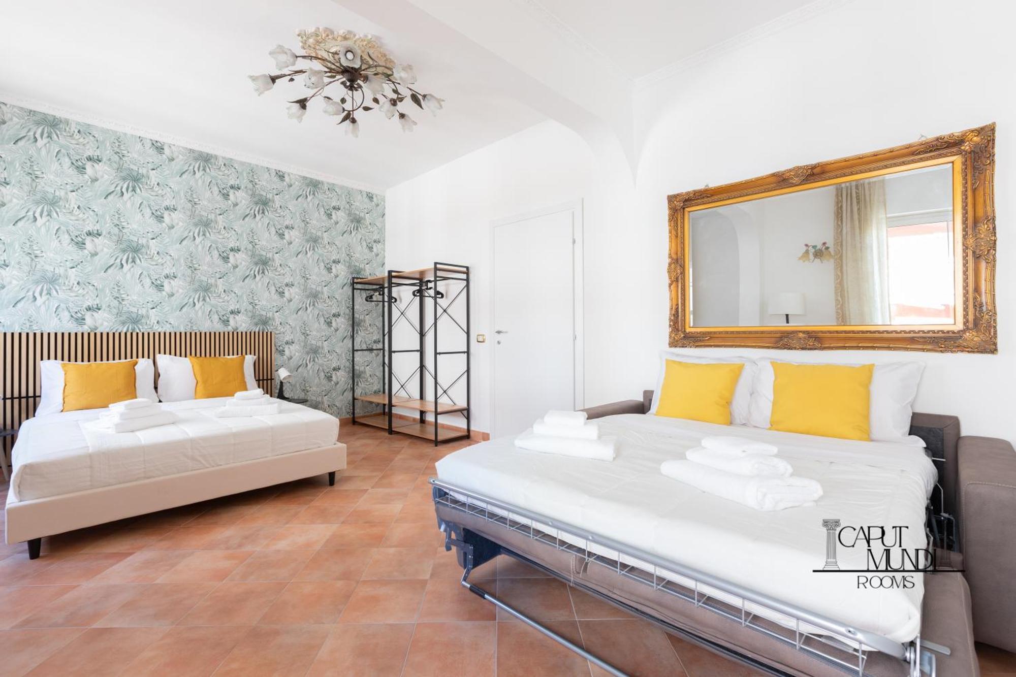 Caput Mundi Rooms - 100Mt To Metro A, Terrace, A-C, 15 Min To Center 로마 외부 사진