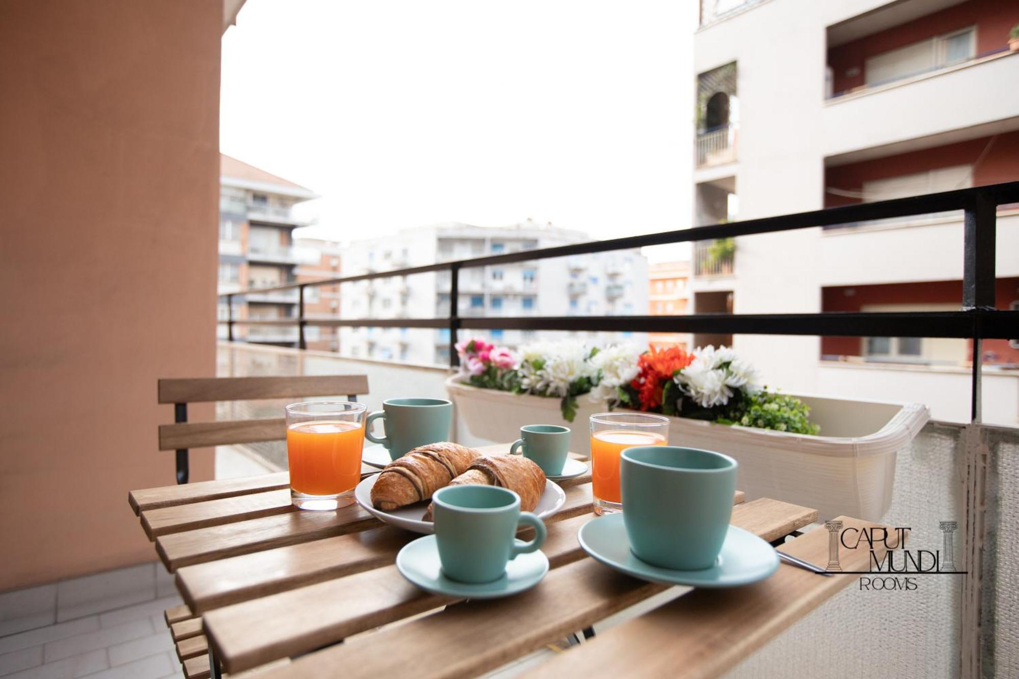 Caput Mundi Rooms - 100Mt To Metro A, Terrace, A-C, 15 Min To Center 로마 외부 사진