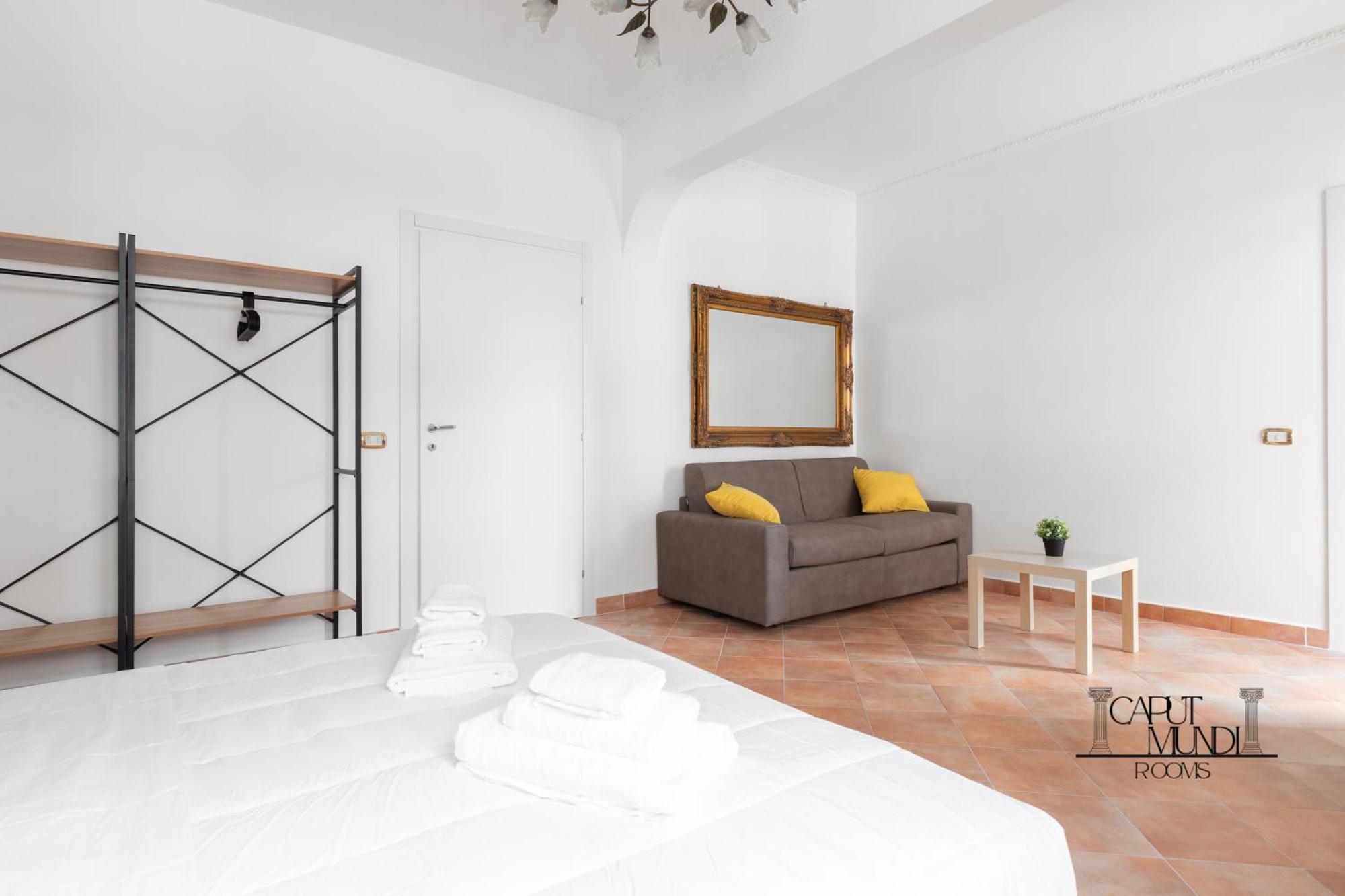 Caput Mundi Rooms - 100Mt To Metro A, Terrace, A-C, 15 Min To Center 로마 외부 사진