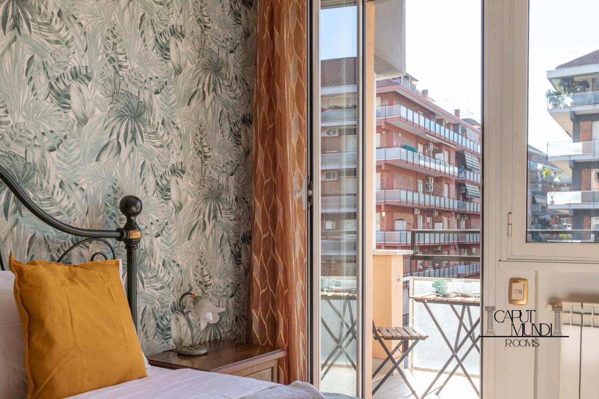 Caput Mundi Rooms - 100Mt To Metro A, Terrace, A-C, 15 Min To Center 로마 외부 사진